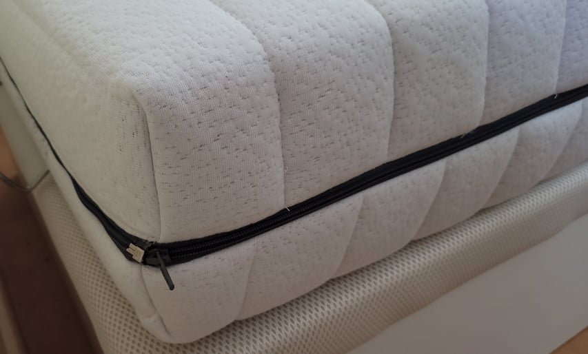 Cremallera de la funda desenfundable del Relax Látex Essential