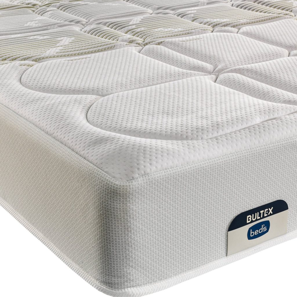 Bultex Máxima, detalle de la esquina con la etiqueta Bultex