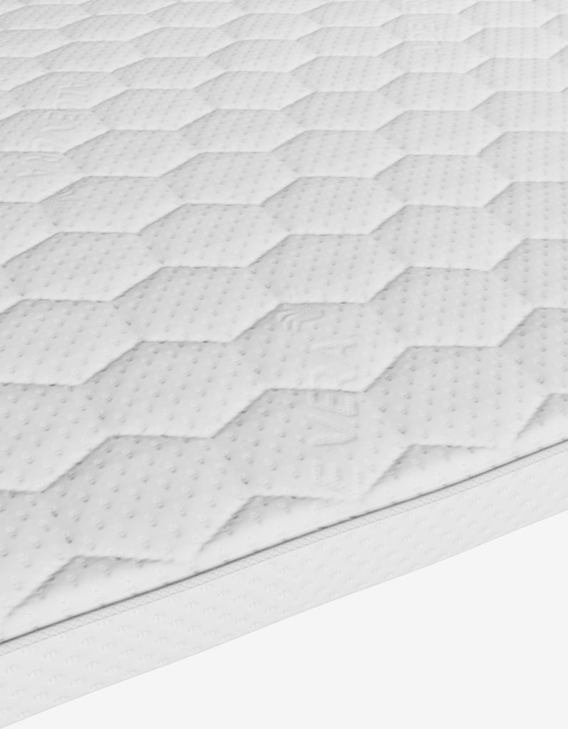 Dreamzone Kvisten, detalle del acolchado hexagonal de la funda