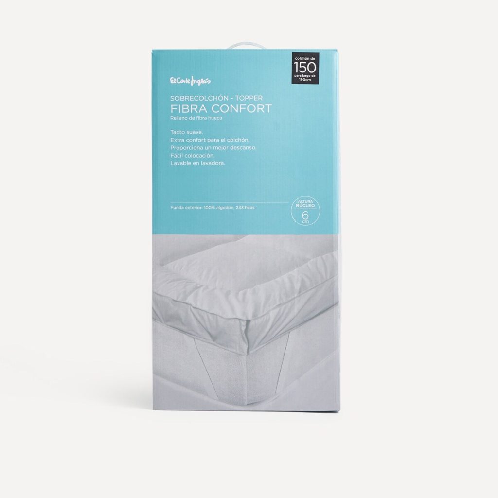 Caja del Topper Fibra Confort de El Corte Inglés