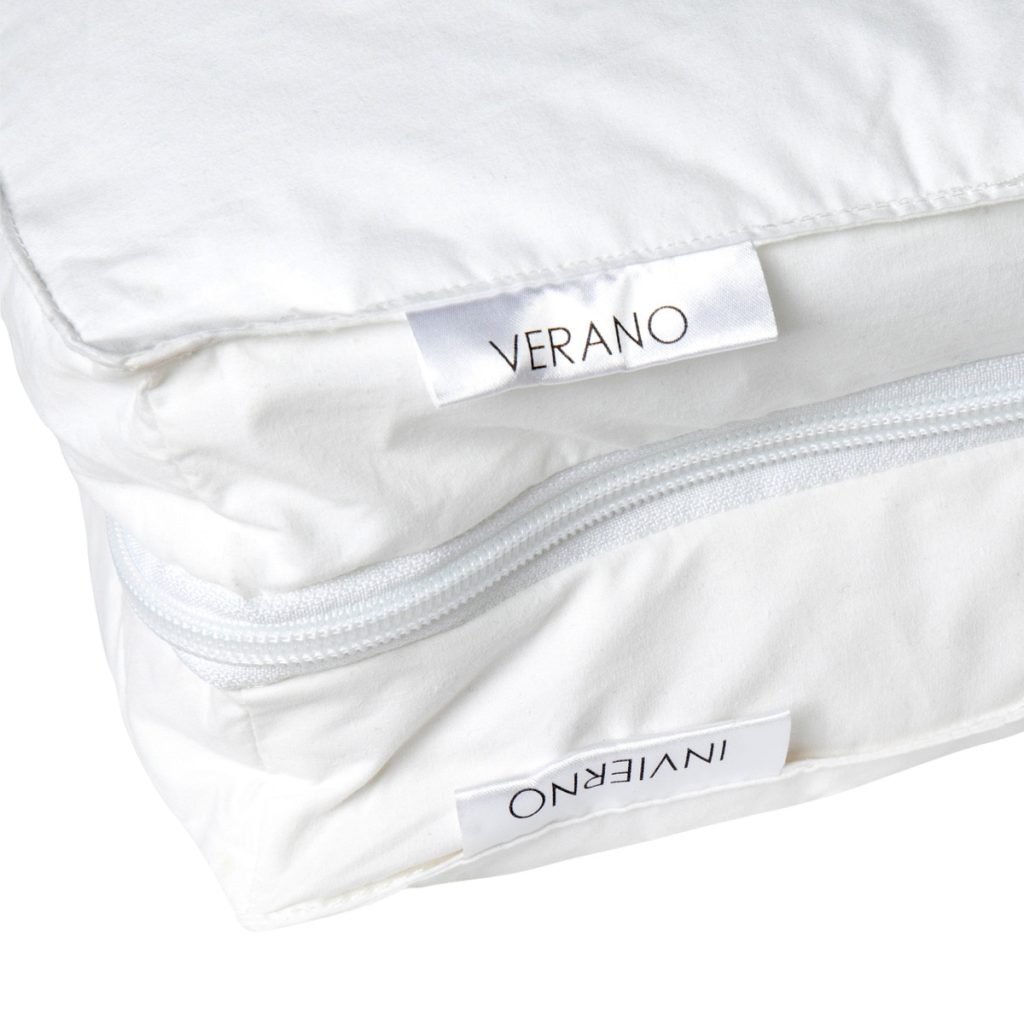 Ferdown Topper Plumón Premium Extra Confort, etiquetas de las capas de verano e invierno