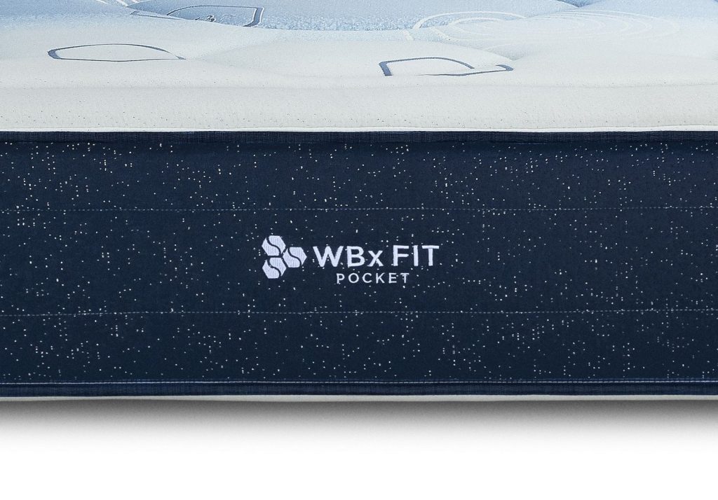 Flex Wbx Fit Pocket, platabanda lateral con el logotipo Wbx Fit