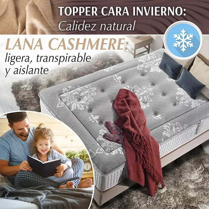 Elite Termodual: cara de invierno del topper con lana de cachemir