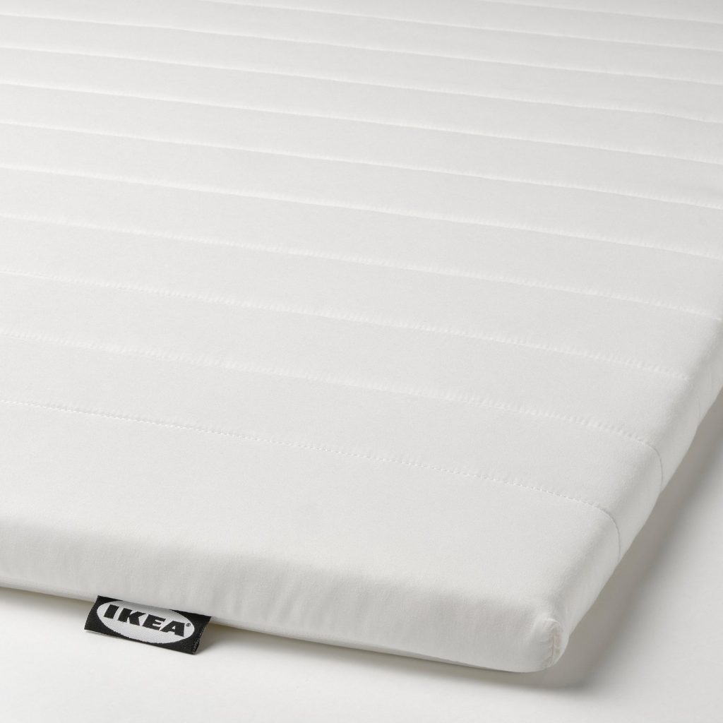 IKEA Näsfjället, detalle de la esquina y el tejido de la funda