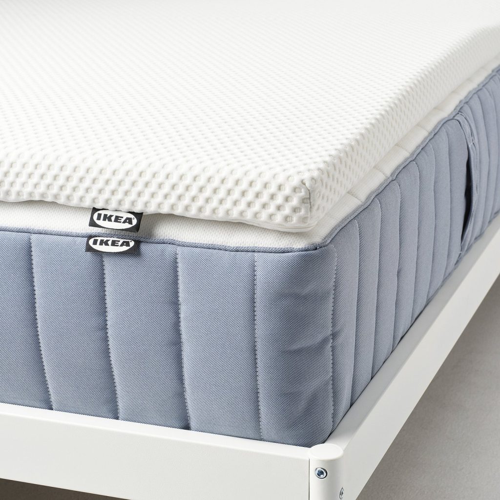 IKEA Nordberget, colchoncillo colocado sobre un colchón