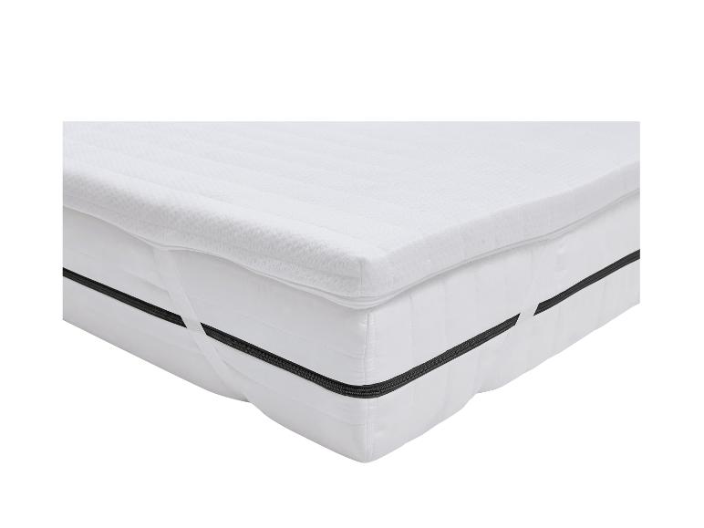 Livarno Home Topper de espuma de gel, esquina con goma elástica