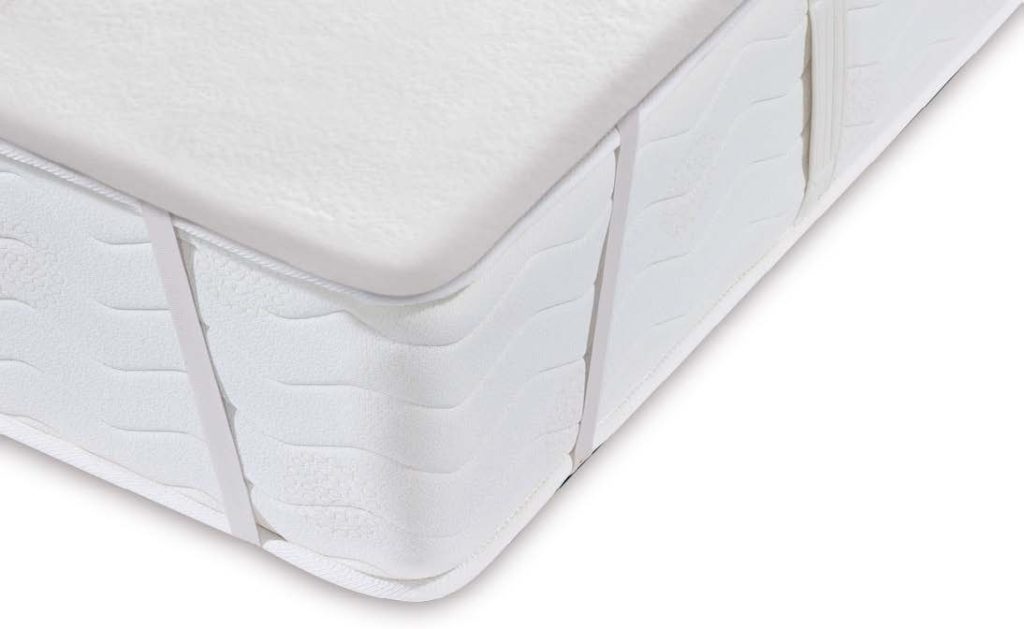 Esquina del topper viscoelástico Visco Confort de Mash con funda Stretch