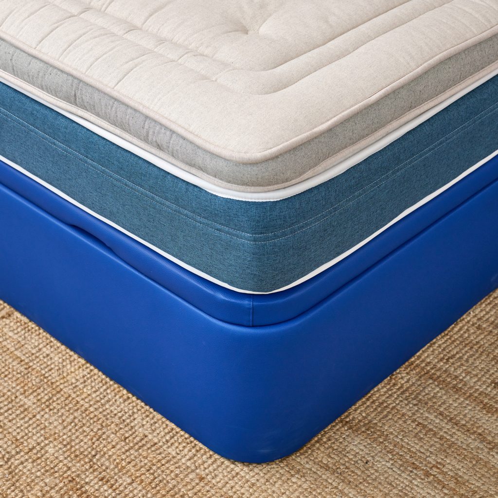 MaxColchón Topper Oxicell Everest, detalle del acolchado y del borde