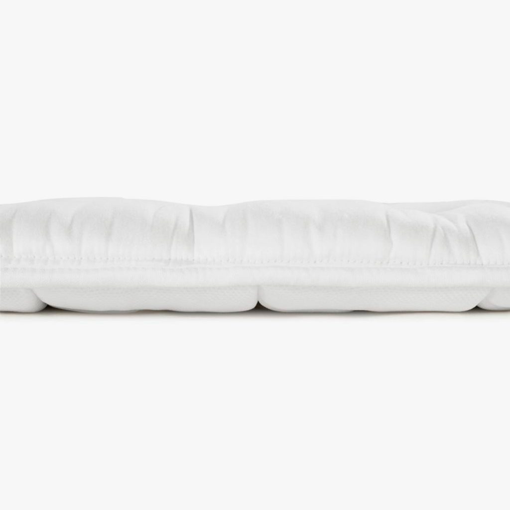 Morfeo Topper Natural, detalle del grosor lateral