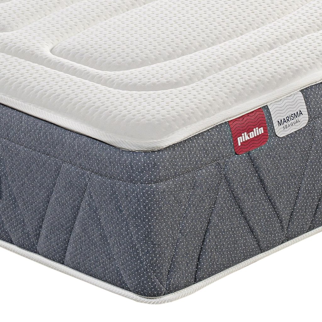 Colchón Pikolin Marisma, detalle de la esquina con etiqueta