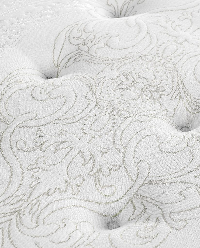 Relax Lys V4, primer plano del tejido jacquard acolchado