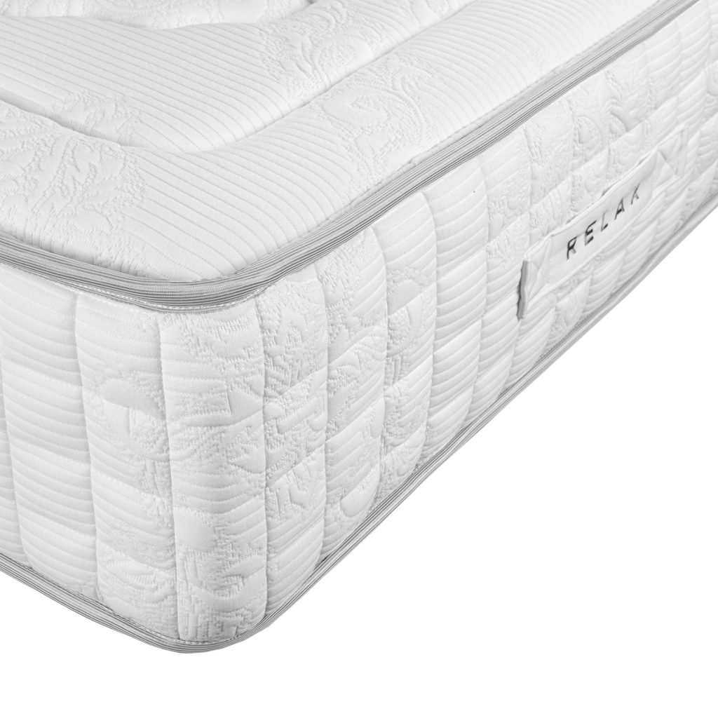 Relax Pure V4, detalle de la esquina y el tejido stretch