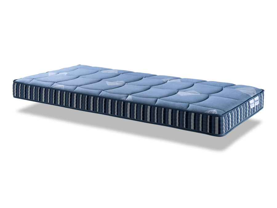 Dormideo E*Denim Jeans 15 cm en vista lateral en ángulo sobre fondo blanco
