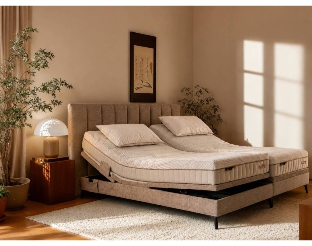 Gomarco Hybrid Memory en una cama articulada