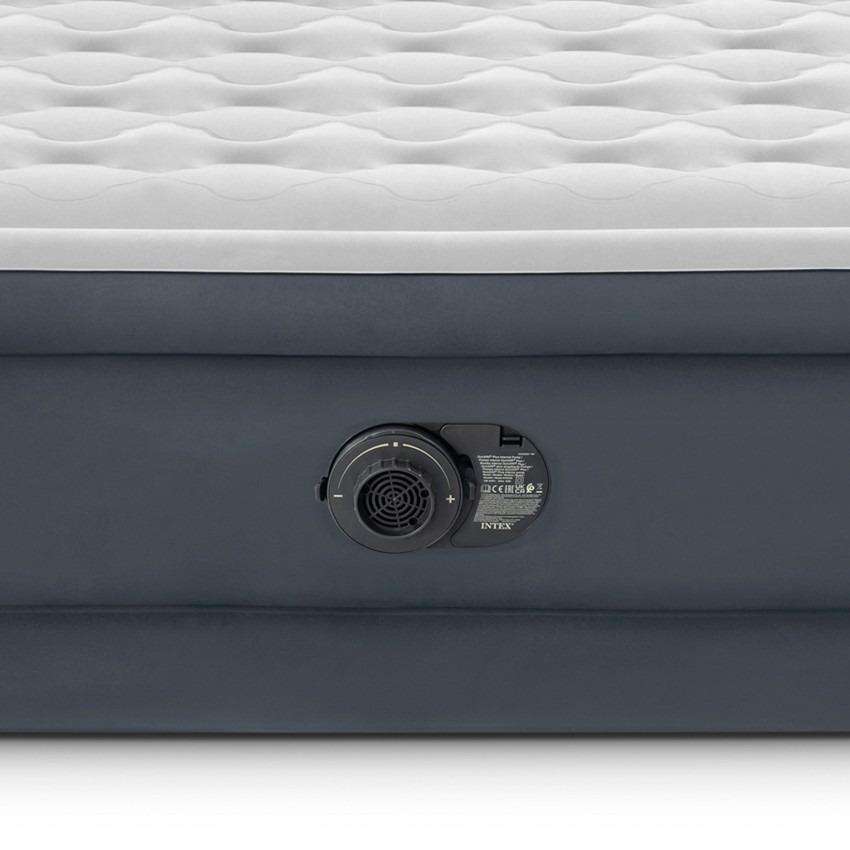 Intex Dura-Beam Deluxe Ultra Plush Headboard, bomba eléctrica integrada